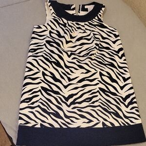 Janie And Jack Stylish Zebra Print Kids / Girl's Dress Size 6